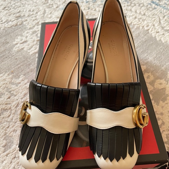 gucci zebra loafers